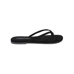 MANEBI Minimalist Black Thong Sandals